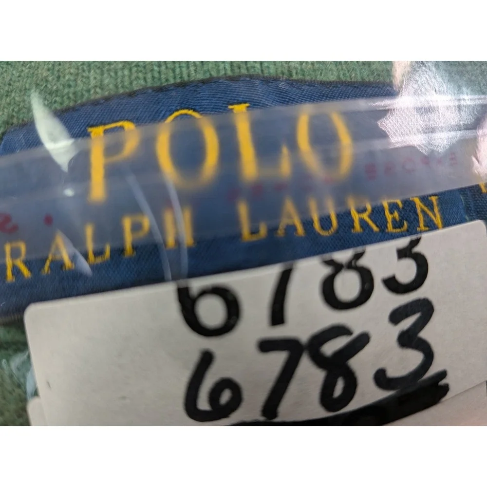 Polo Ralph Lauren Mens XL Custom Fit Green Short Sleeve Pique Polo Shirt